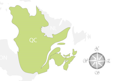 Province of Quebec Map