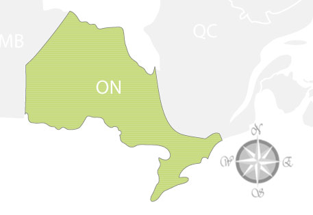 Province of Ontario Map