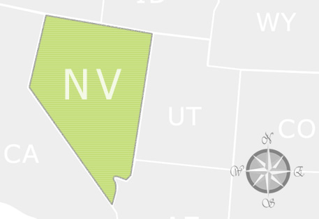 State of Nevada Map